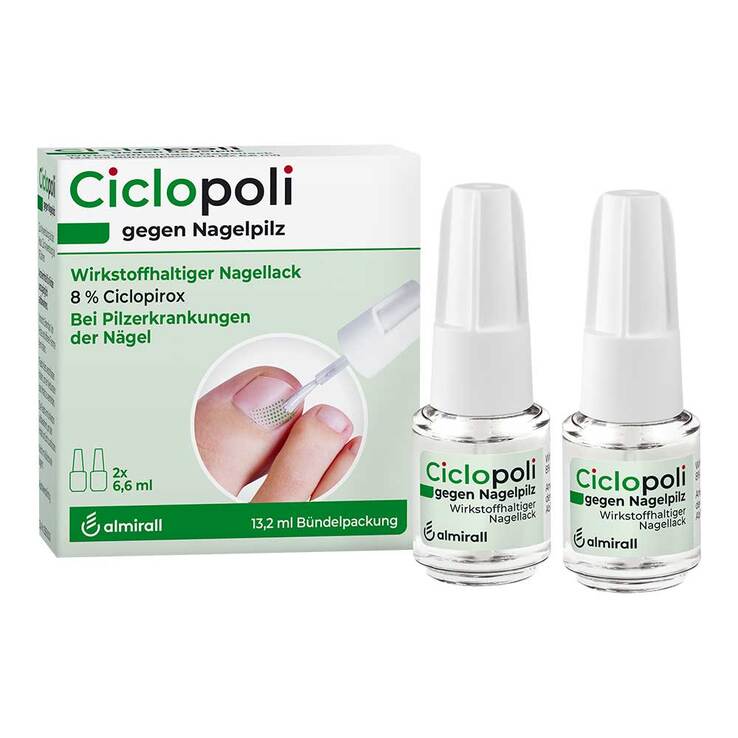 Ciclopoli gegen Nagelpilz , 2X6.6 ml
