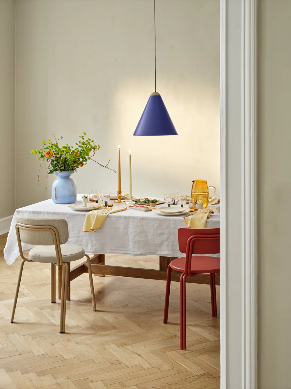 Broste Copenhagen  Nordic Vanilla æggebæger, stentøj - creme