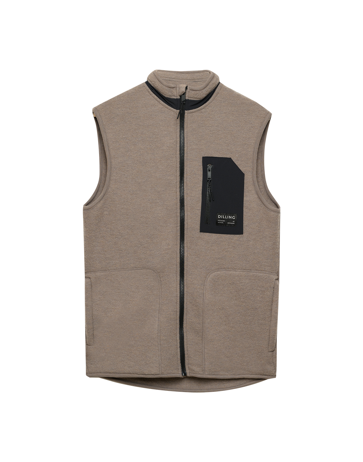Bodywarmer van merinowolfleece voor heren - Gratis Verz