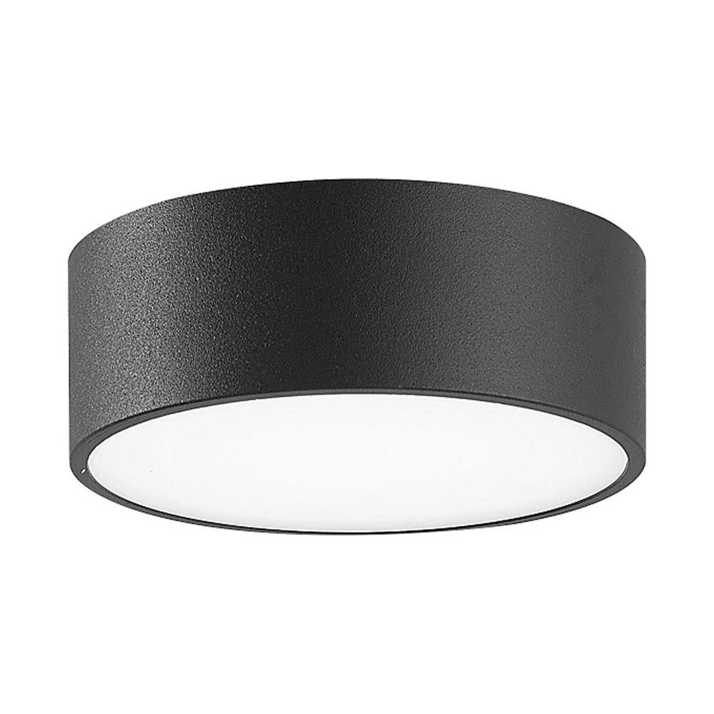 LED wand- en plafondlamp in antraciet, 6W, 539lm, IP65, 150mm