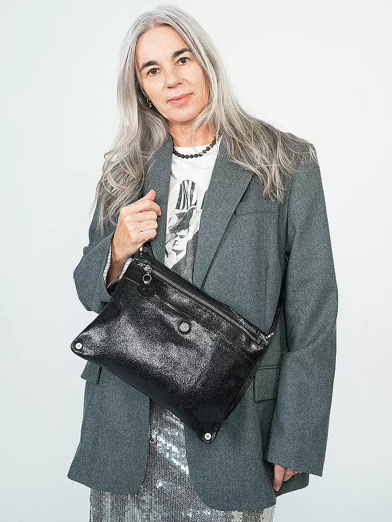 INA KENT Ledertasche - Mini Bag MOONSTRUCK ed.2 schwarz