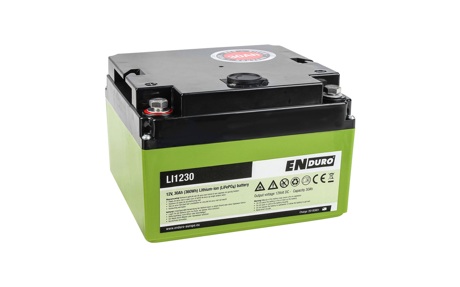 Enduro Lithium-Ionen Batterie LI1230 12 V / 30 Ah