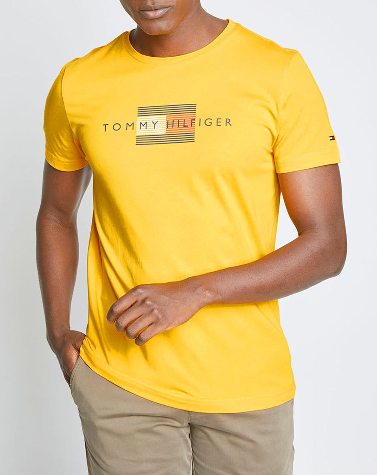 Tommy Hilfiger T-Shirt Lines Hilfiger jaune