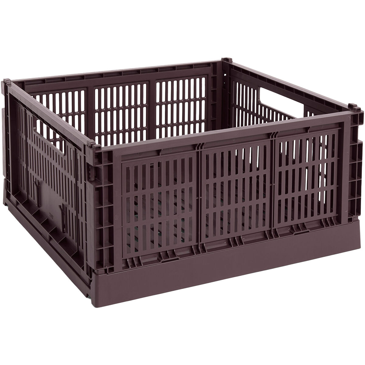 HAY Colour Crate Large Square oppbevaringsboks, bordeaux