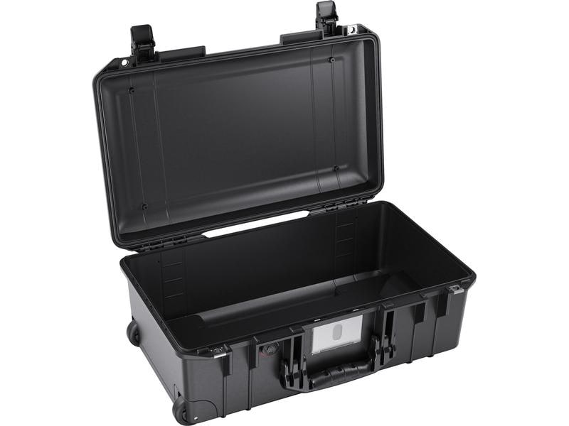 Peli Schutzkoffer Air 1535 ohne Schaumstoffeinlage, Schwarz Robuster 1535 Air Case für den Flugzeugtransport, 26.9 l Volumen