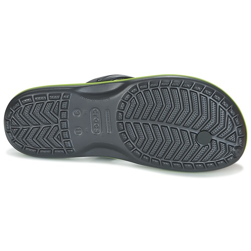 Crocs - CROCBAND FLIP - Noir / Vert