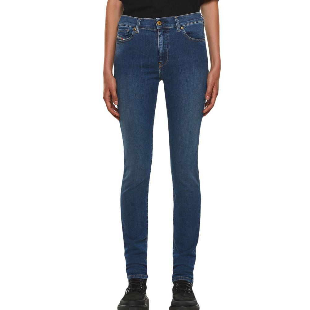 Diesel Jean Super Skinny Bleu Femme Diesel D-roisin