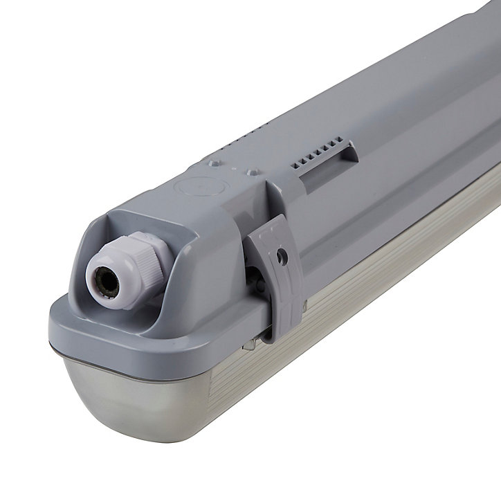 Réglette étanche CFL T8 Colours Qaanaaq gris 1 x 18W 65 cm