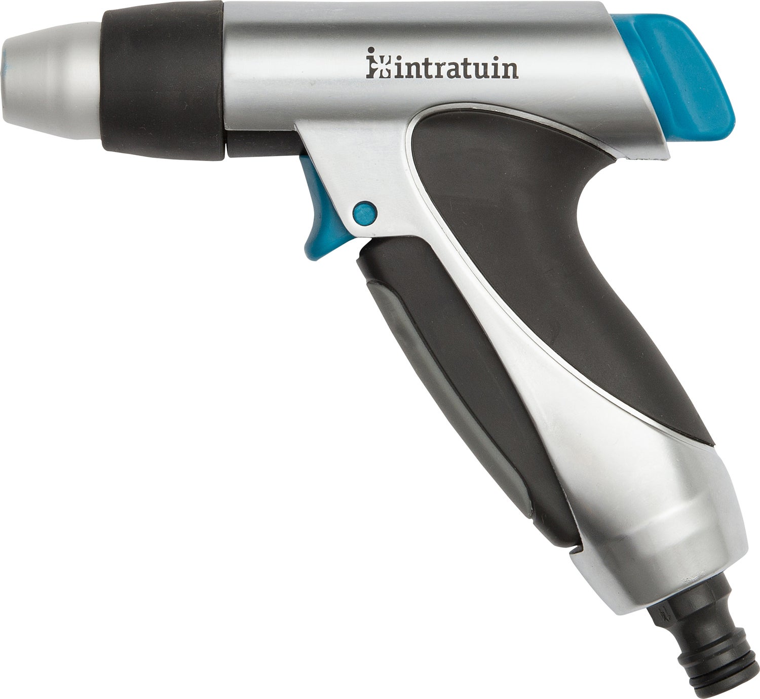 Intratuin spuitpistool zilver/blauw