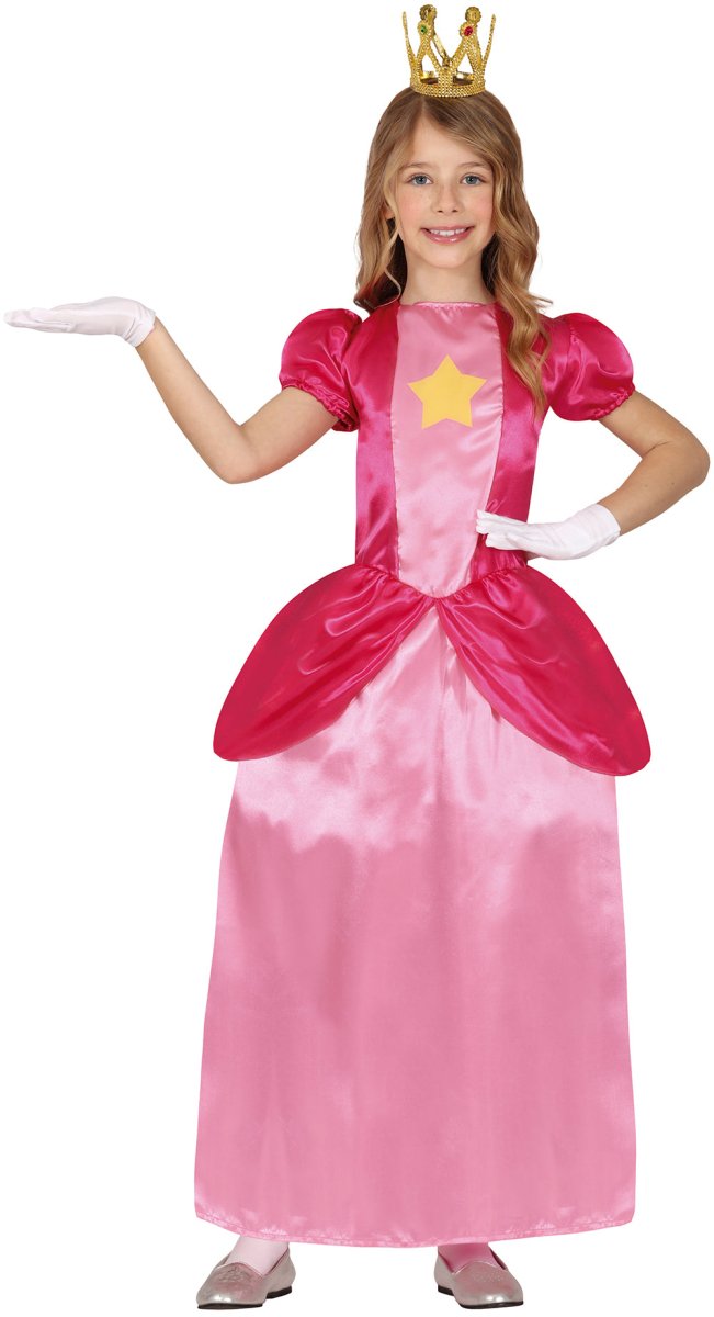 Prinsessen Jurk Meisje Prinses Peach