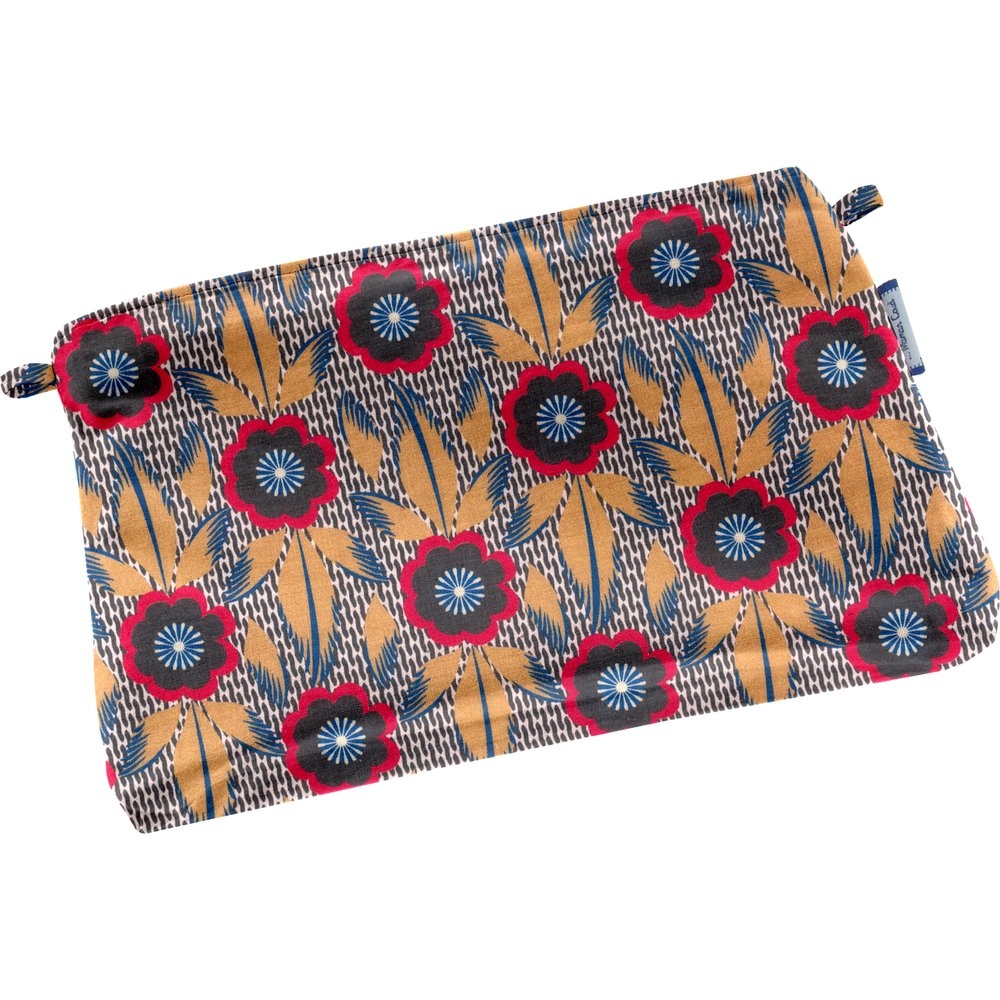 Mini Pochette Tissu Fleurs De Savane