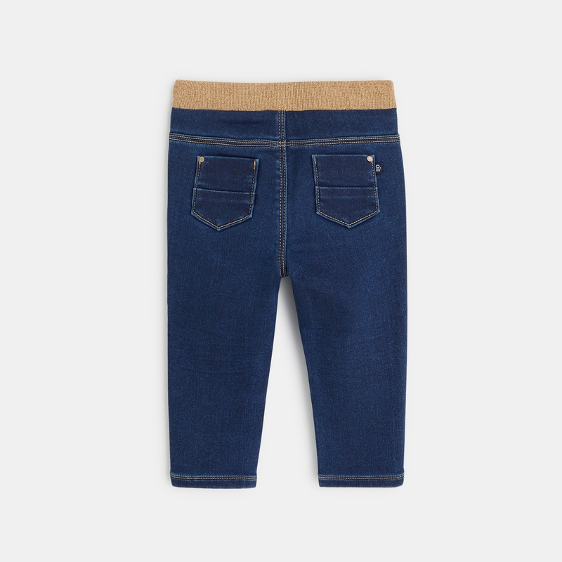 Pantalon jegging denim bleu bébé fille