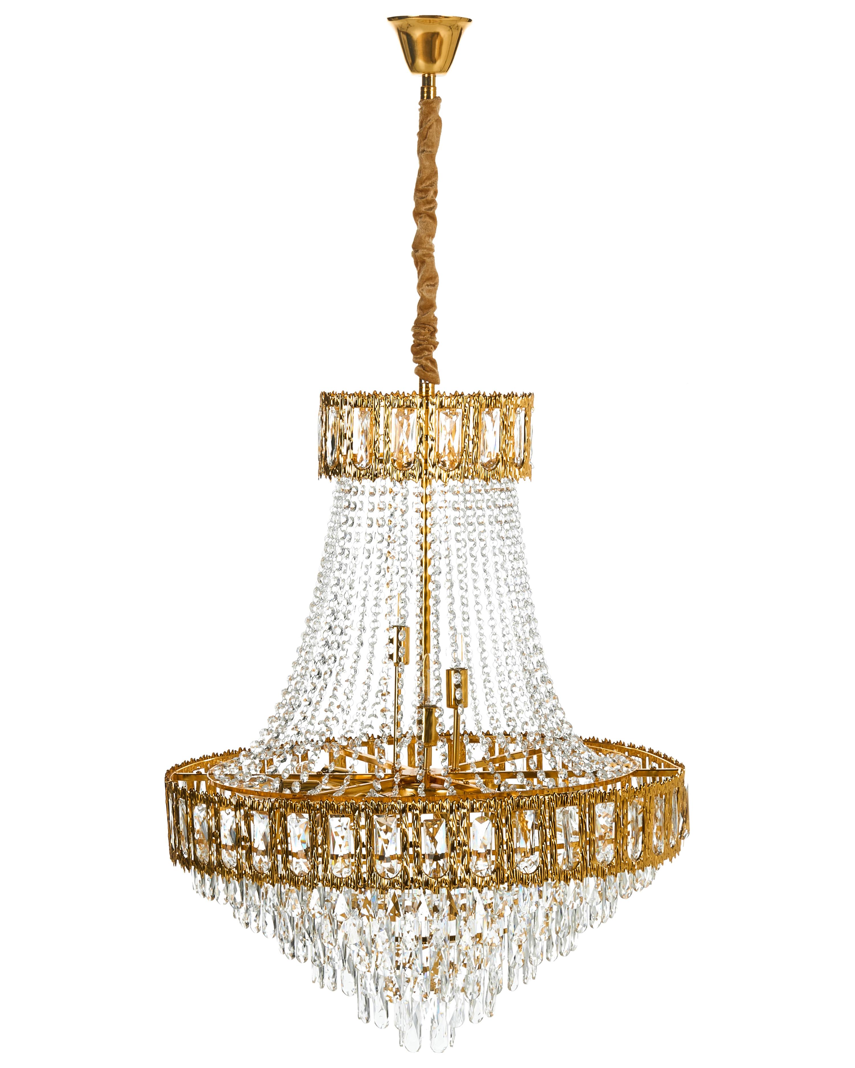Kroonluchter MEKI Kristal Goud