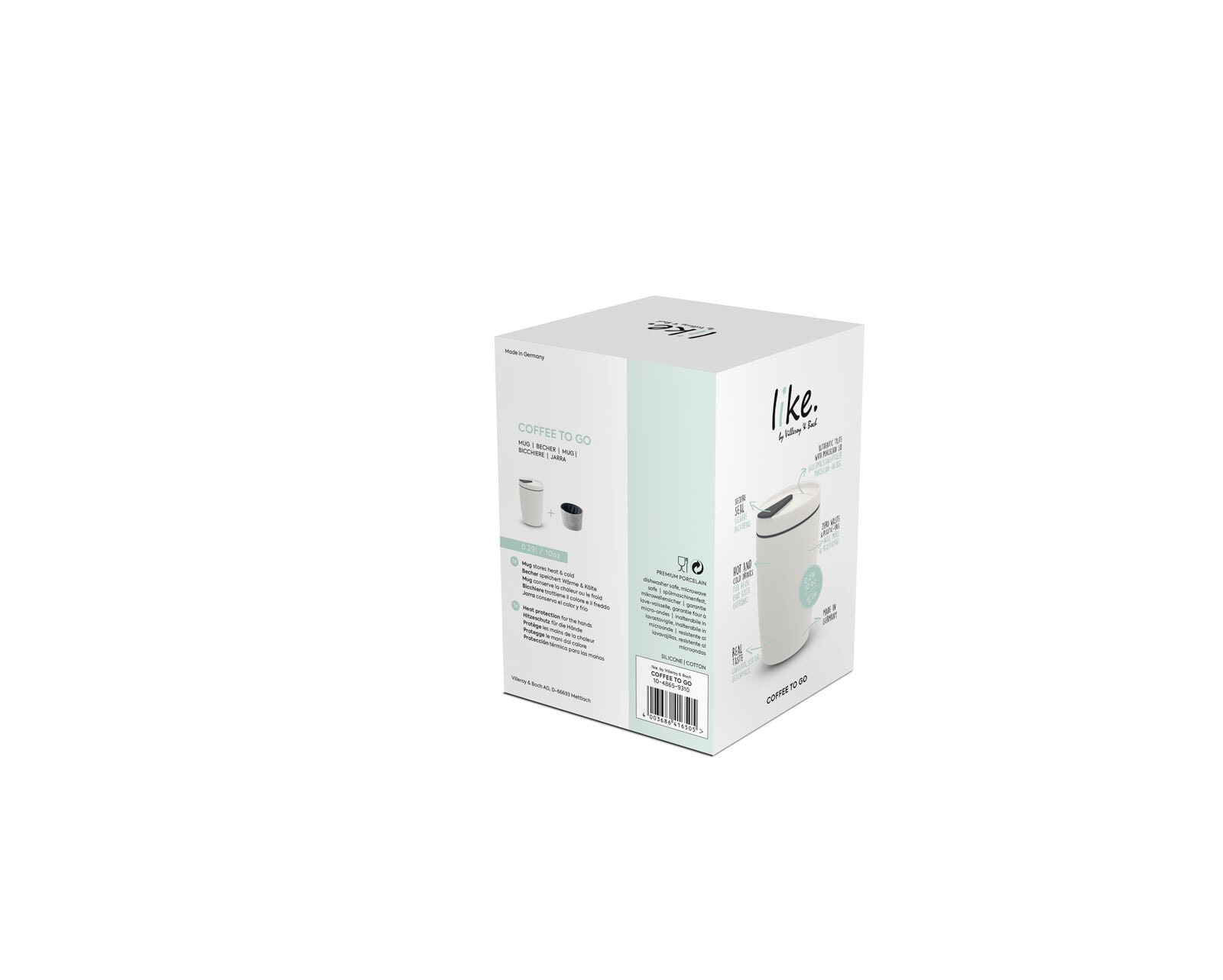 like. Becher COFFEE TO GO 290 ml weiß