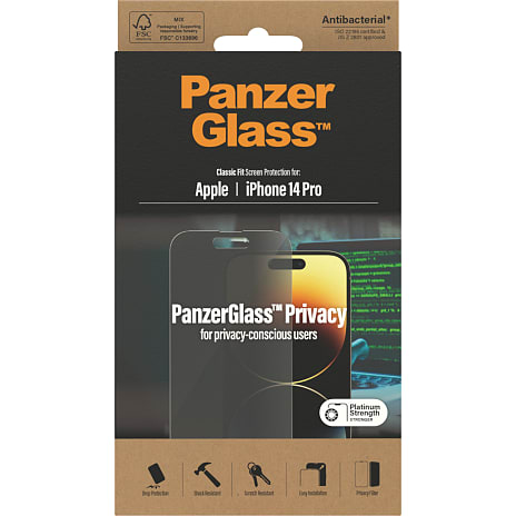 PanzerGlass skærmbeskyttelse iPhone 14 Pro