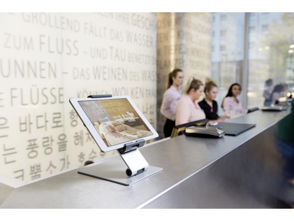DURABLE Halterung Table Silber Hochwertige Tablet Tischhalterung
