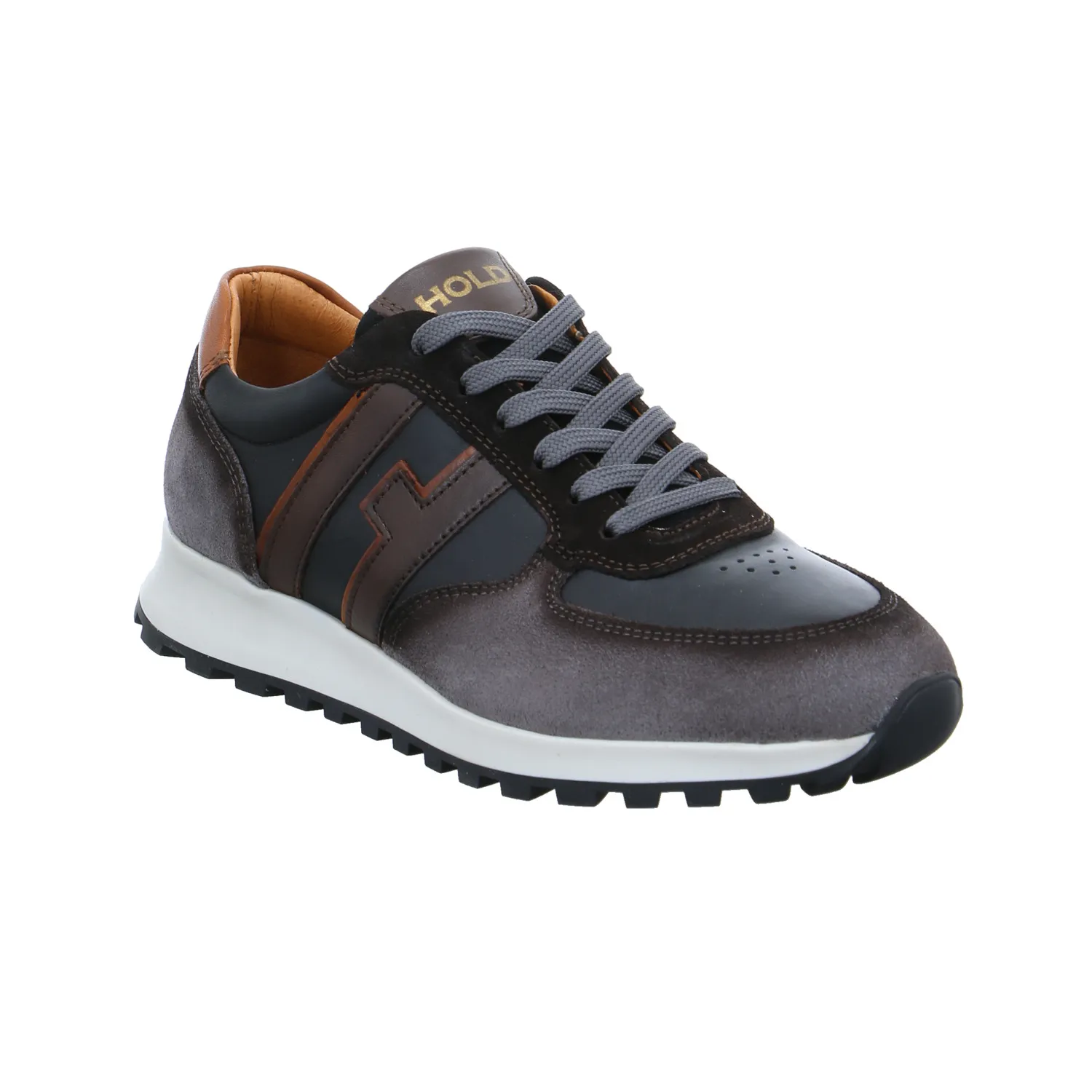 HOLD Halbschuhe Sneaker Schwarz Leder