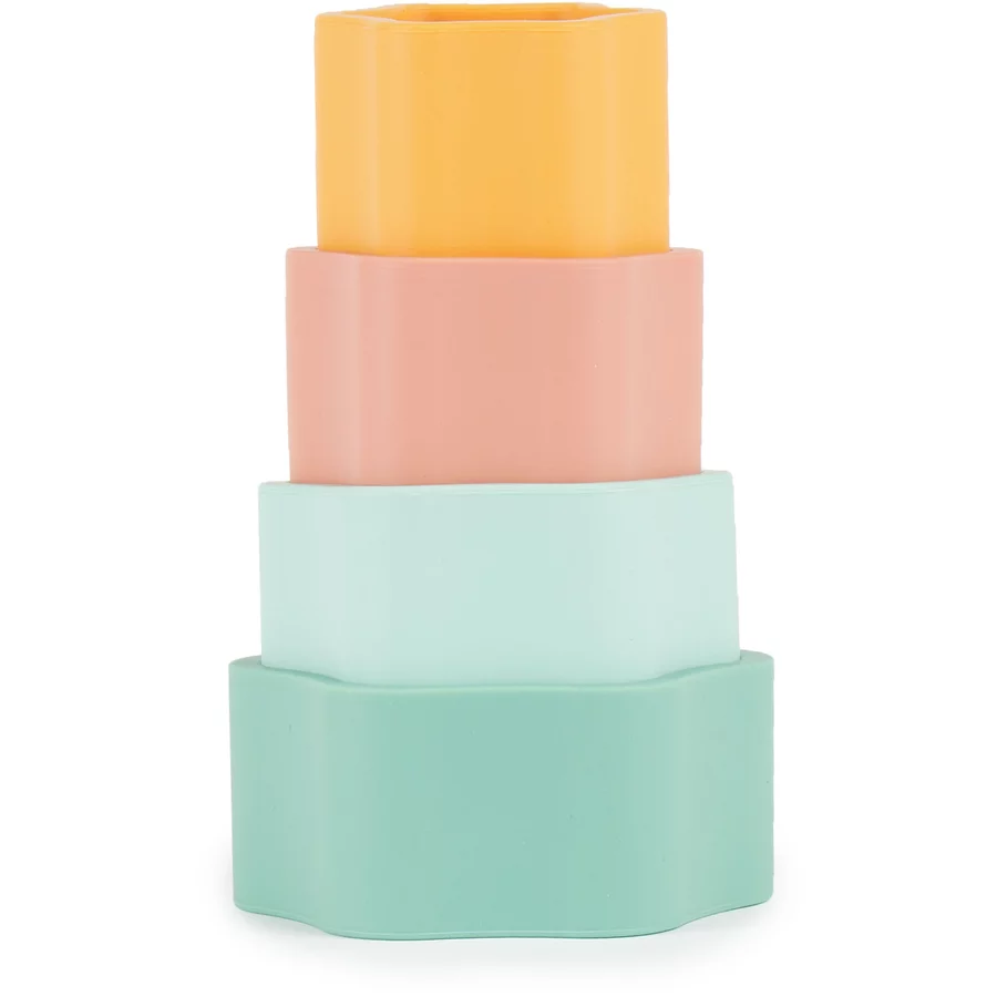 bieco Silikon Stapelturm Blume Tropical Vibes