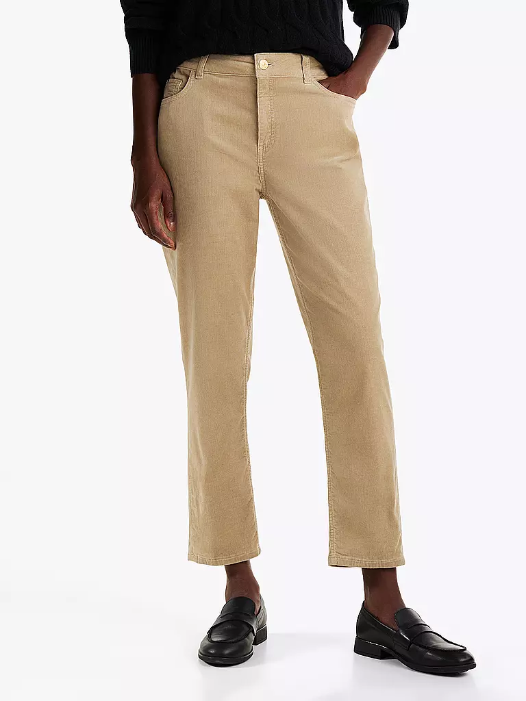 TOMMY HILFIGER Cordhose Slim Fit beige