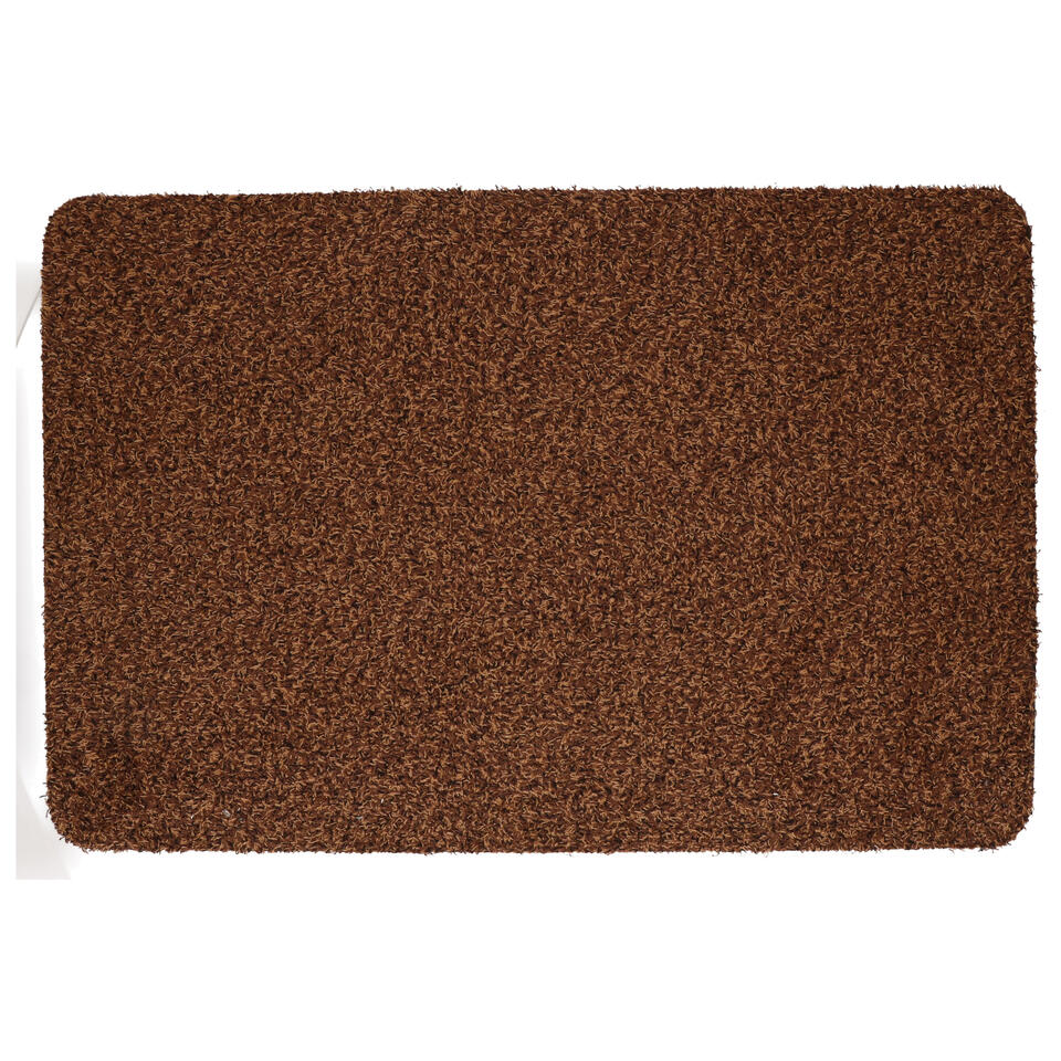 Brumag Deurmat - bruin - antislip - extra absorberend - 60 x 40 cm