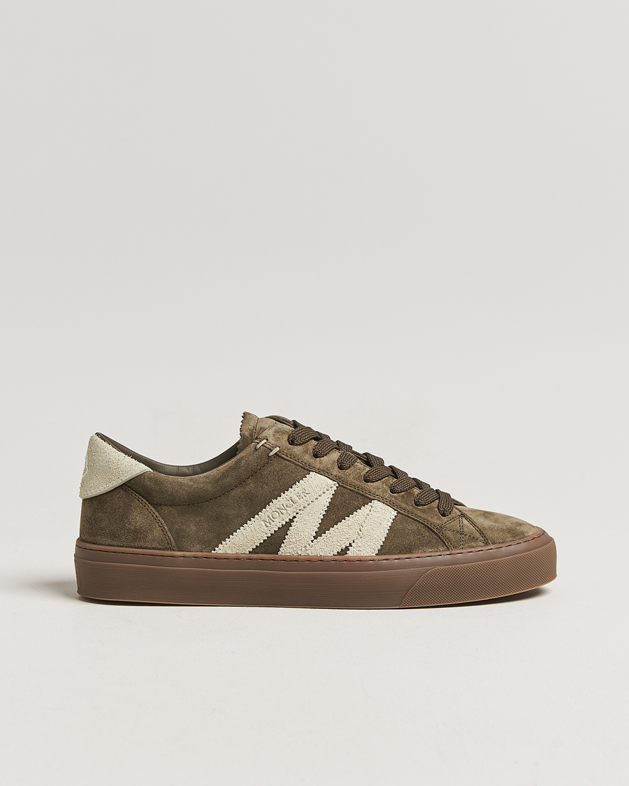 Moncler Monaco Low Top Sneakers Olive