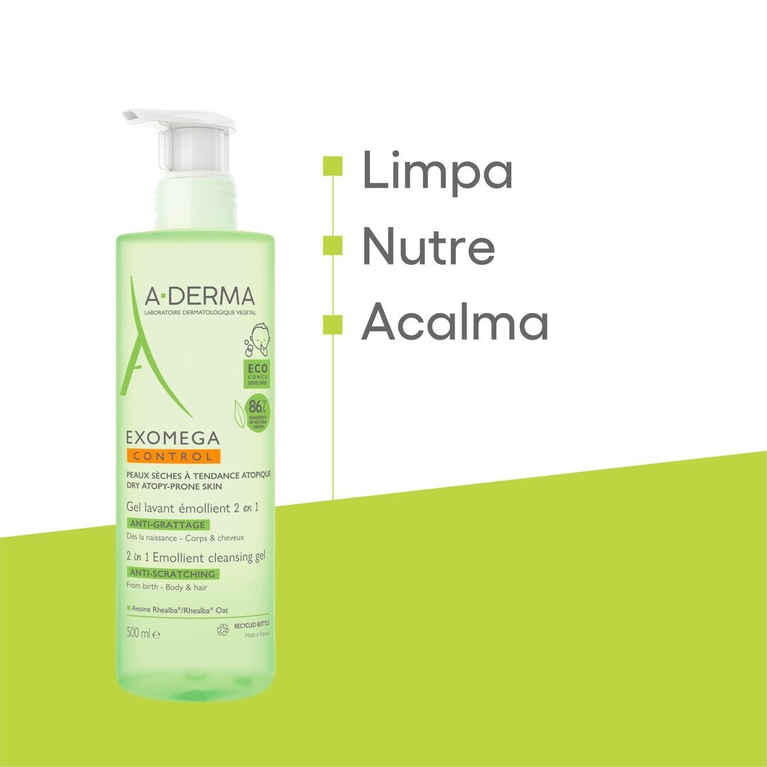 Exomega Control Gel Corpo e Cabelo - 500ml