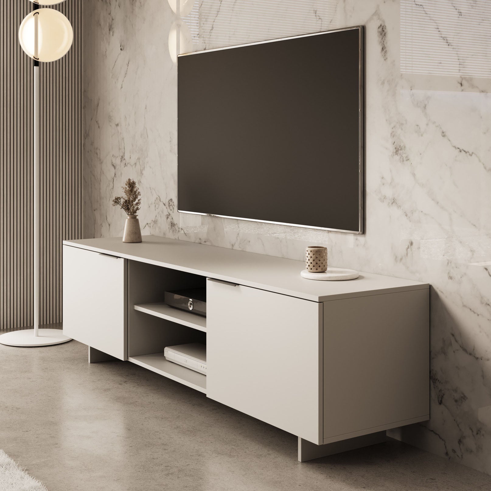 Meubella - TV-Meubel Ankara - Beige - 180 cm