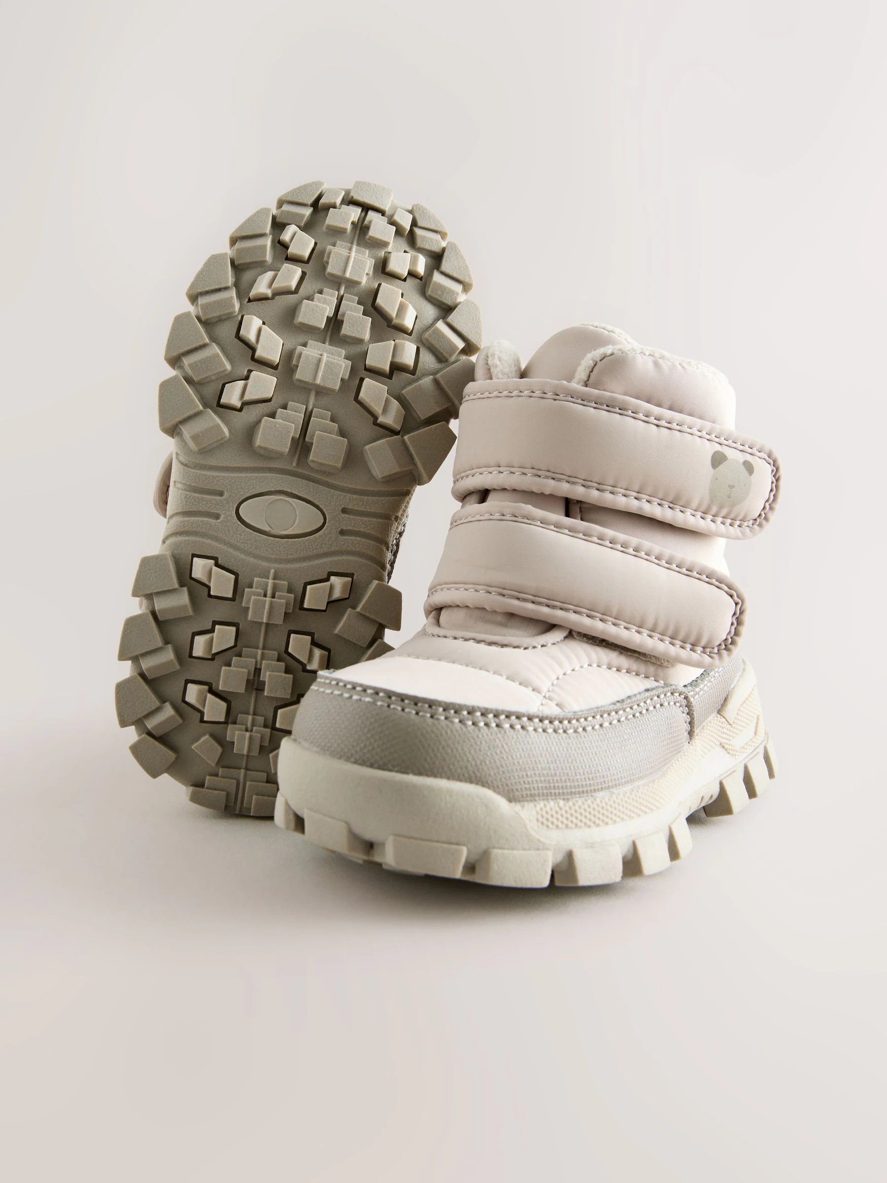 Neutraal - Waterdichte gewatteerde Boots met Klittenbandsluiting