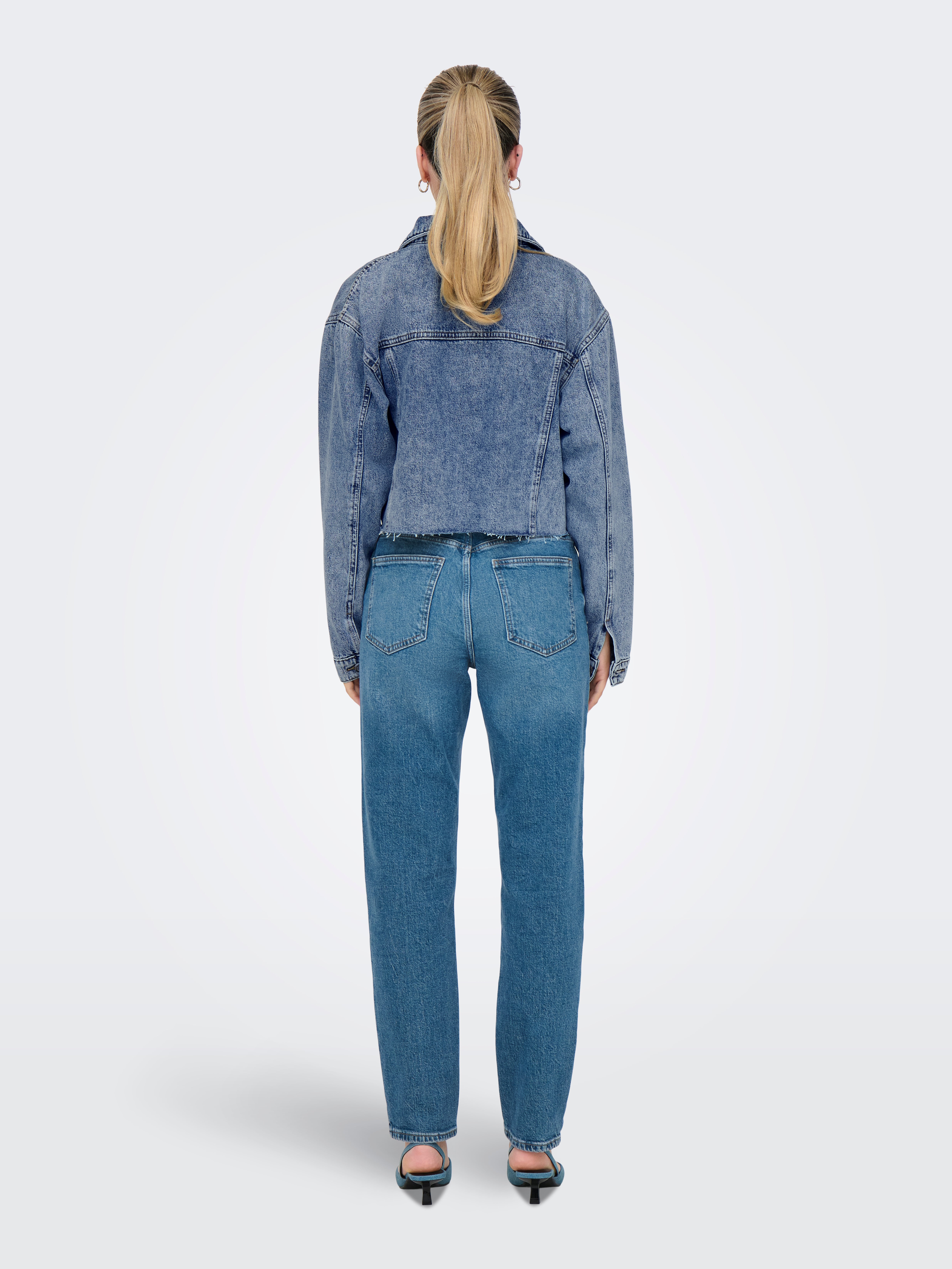 ONLFILIS Jeansjacke Medium Blue Denim