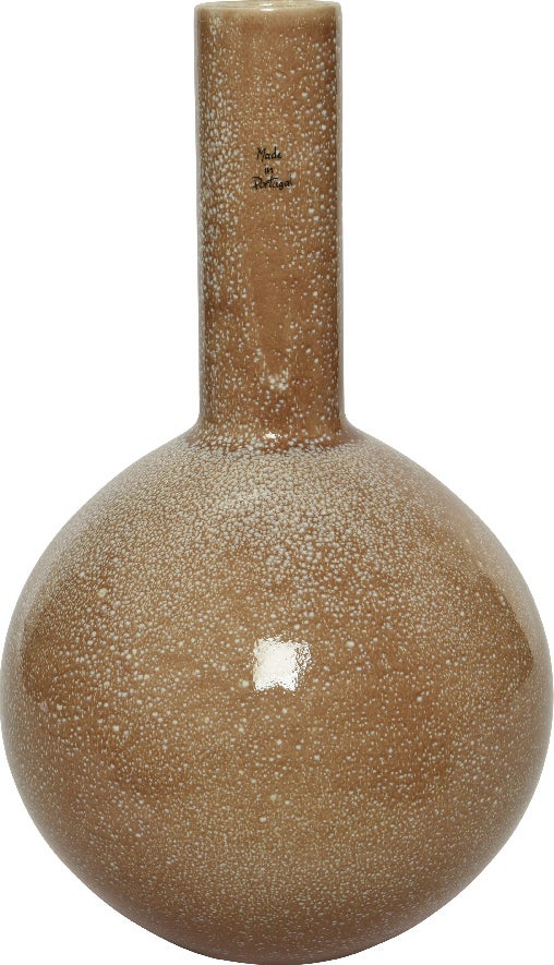 Decoris vaas bruin D 19,5 H 33 cm