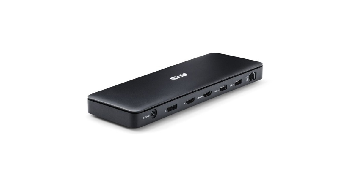 Club 3DThunderbolt 4 12-in-1 Dock dockingstation  (Zwart)