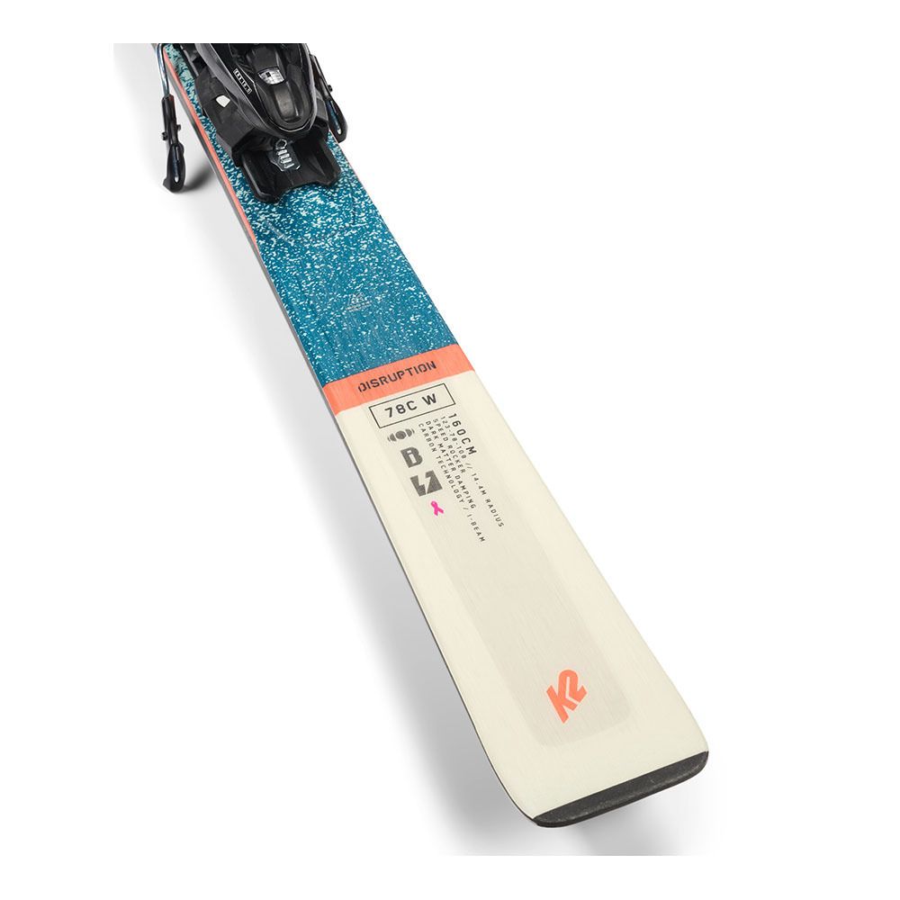 K2 DISRUPTION 78C W + ER3 10 COMPACT QUIKCLIK - Skis piste + Fixations Femme blue