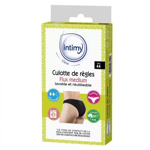 Calcinhas menstruais Intimy Care para fluxo médio, tamanho 44