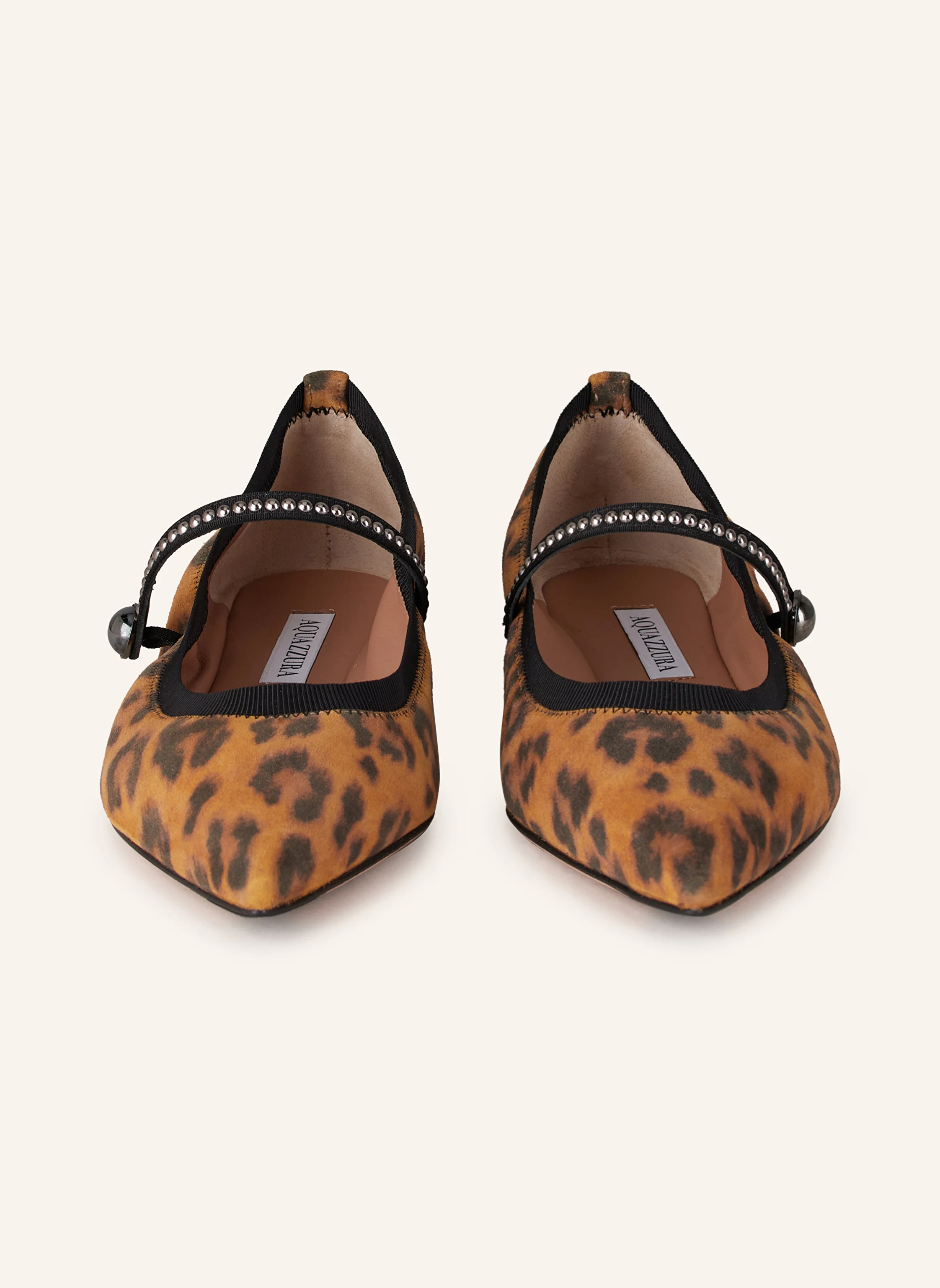 AQUAZZURA Mary-Jane-Ballerinas ROMY STUDS mit Nieten