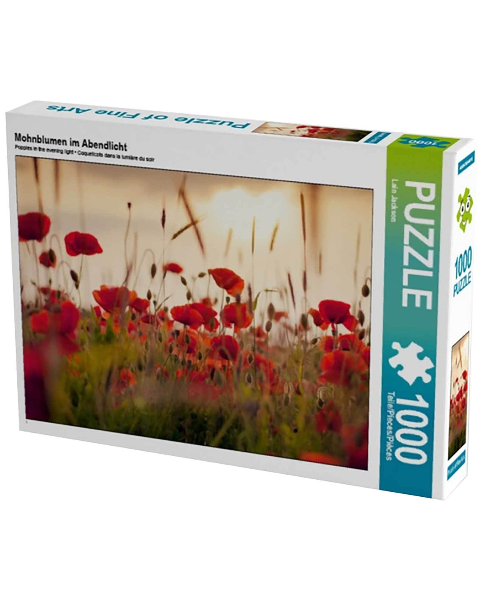 Mohnblumen im Abendlicht (Puzzle)