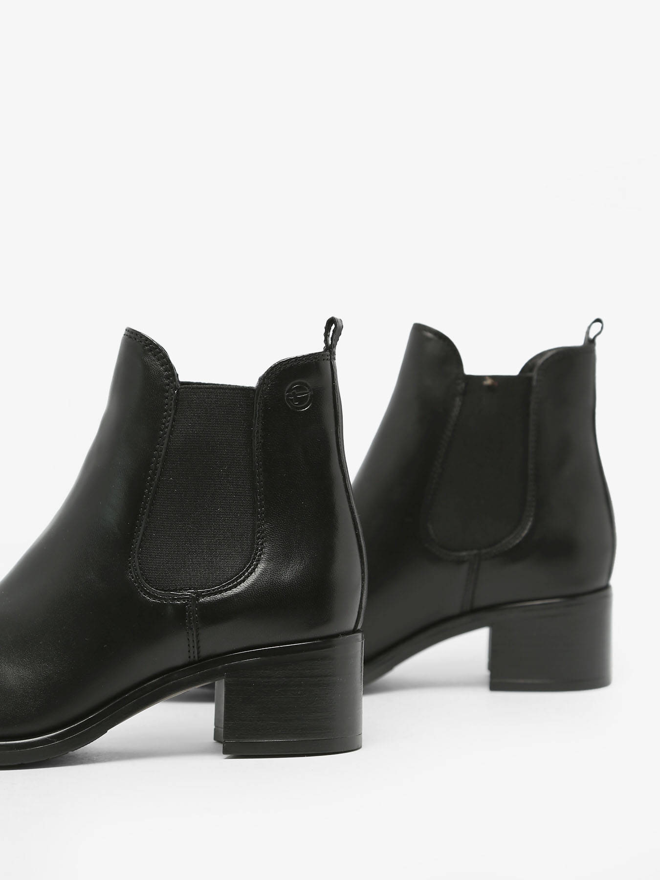Bottines  talon en cuir TAMARIS