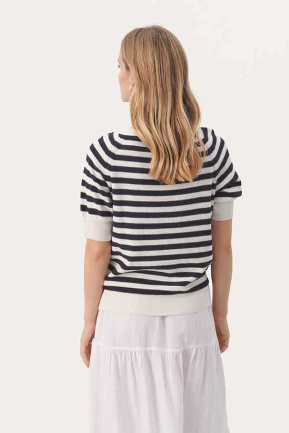Part Two GlenniePW PU Dark navy stripe