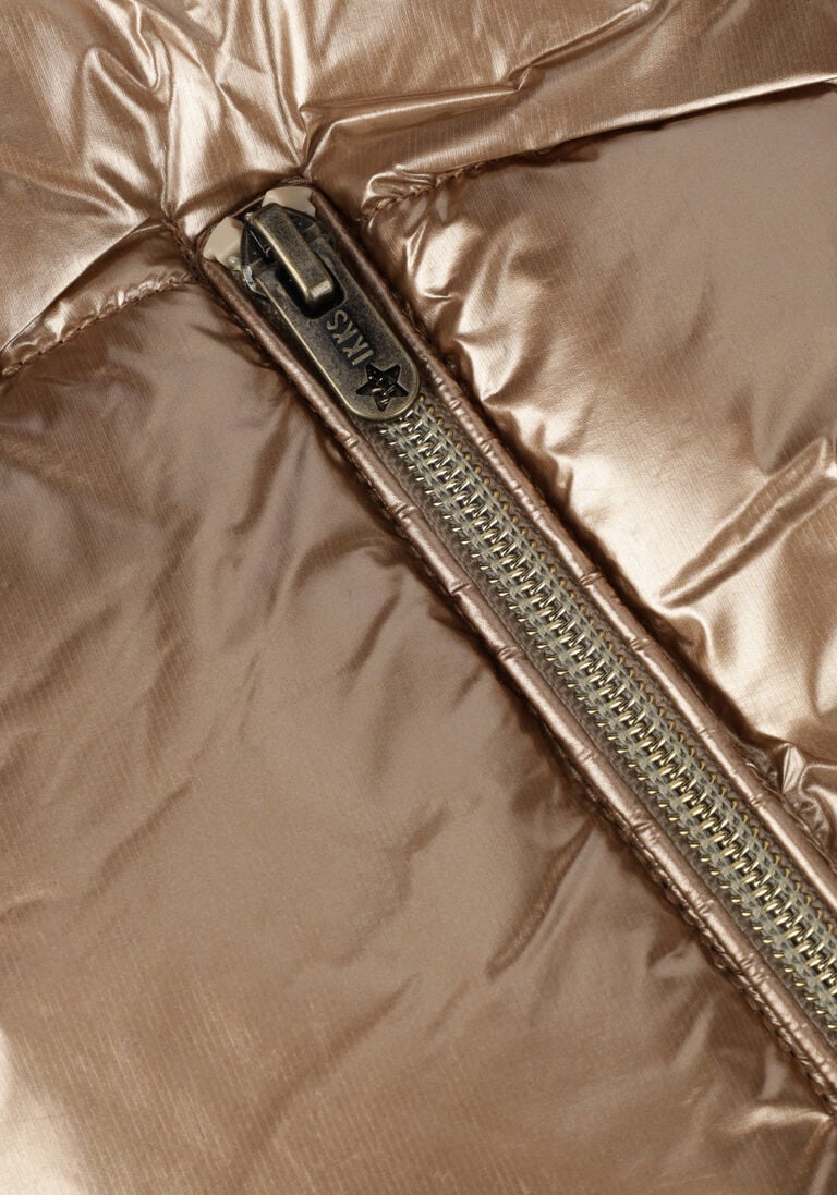 IKKS gouden ikks gewatteerde jas doudoune moufle