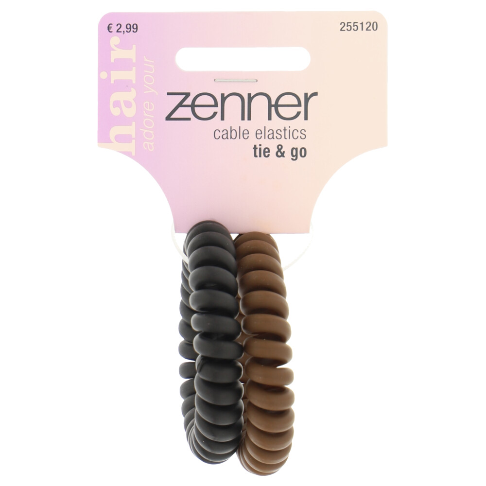 Zenner Cable Elastieken Bruin2 stuks
