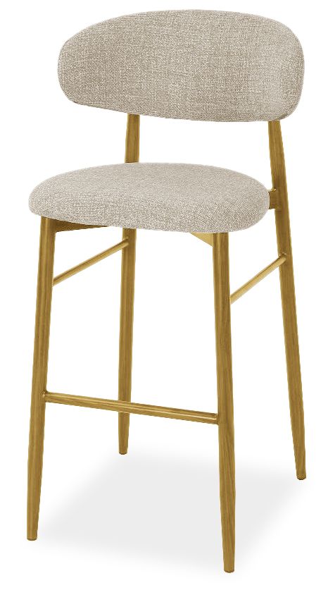 Barkruk Beige Naturel Kumo B52 x D56 x H95 cm