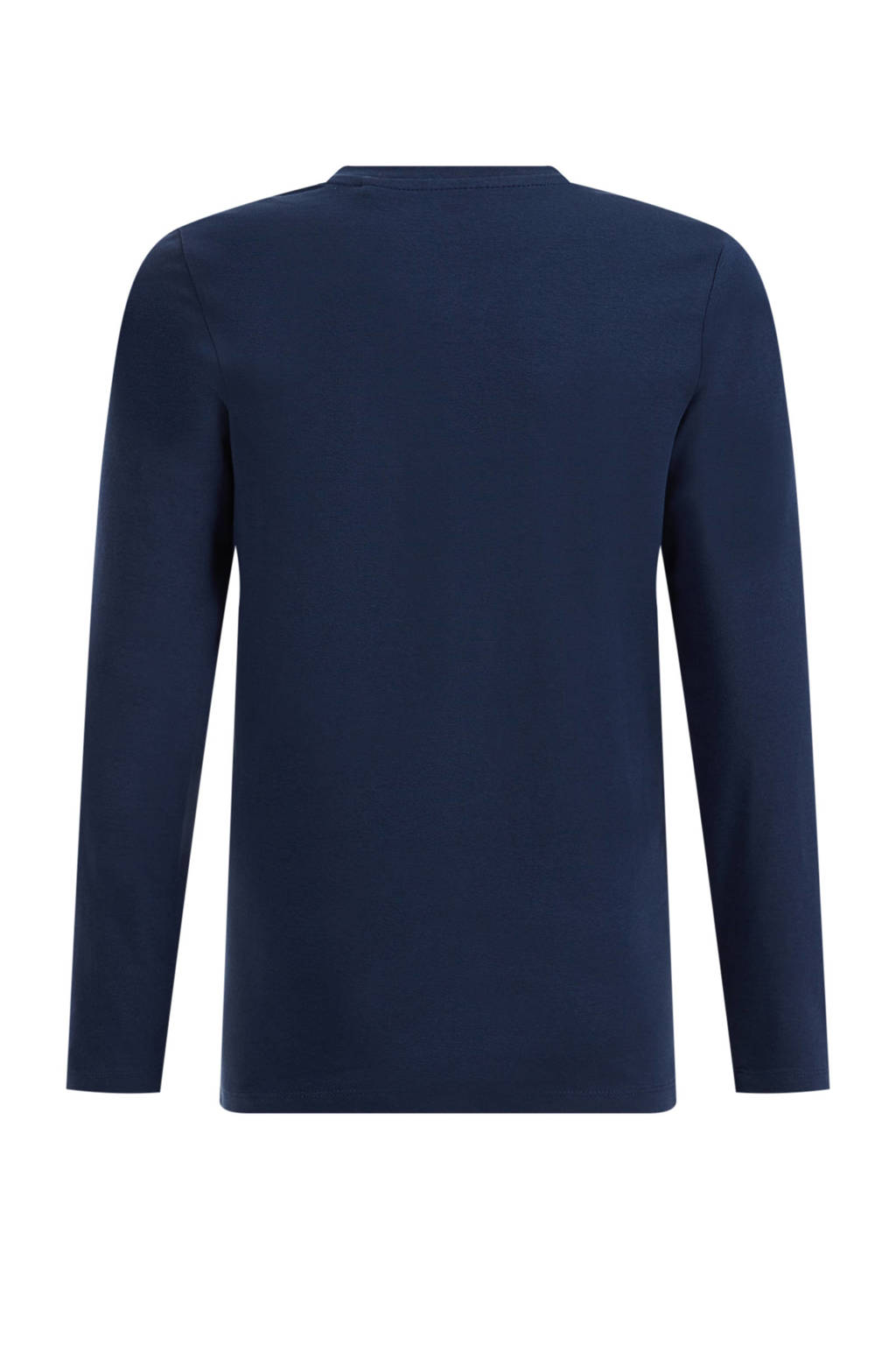 WE Fashion basic longsleeve donkerblauw