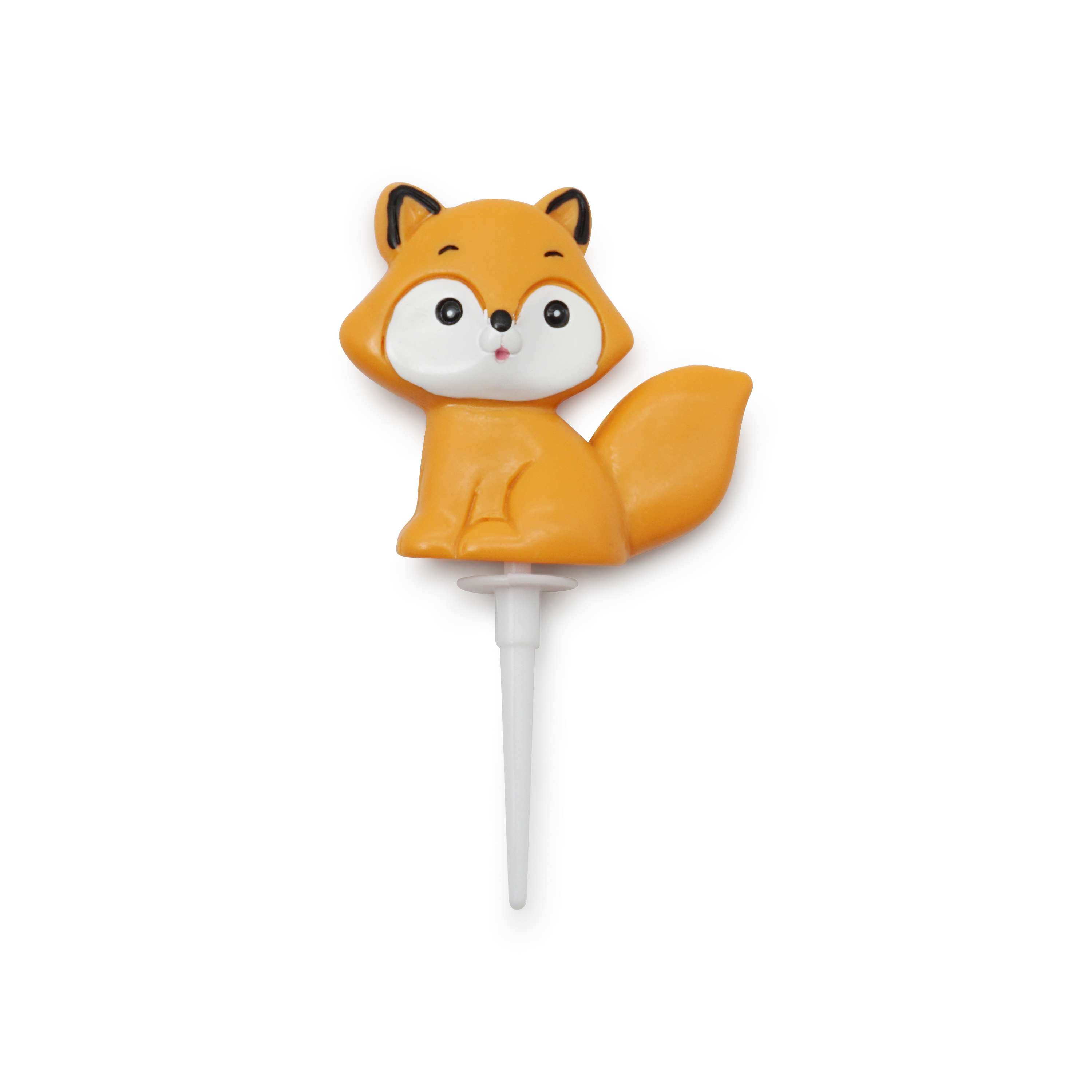 Kuchenstecker Weichkeramik Tier Kinder Tortenstecker Topper Dekoration für Torten - Fuchs