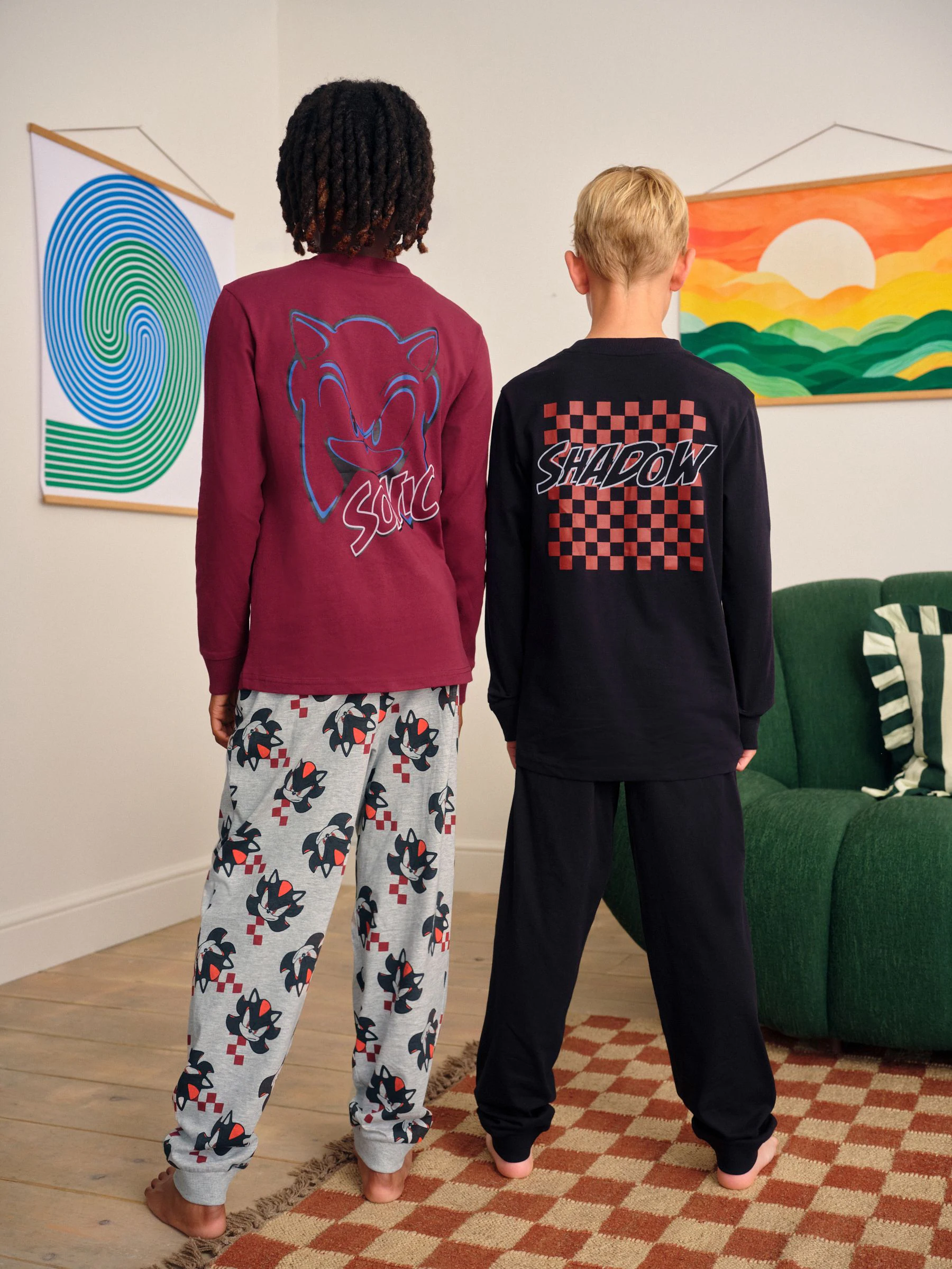 Multi Sonic - Jogger Fit Licentie Pyjama's 2 Verpakking (3-14jr)