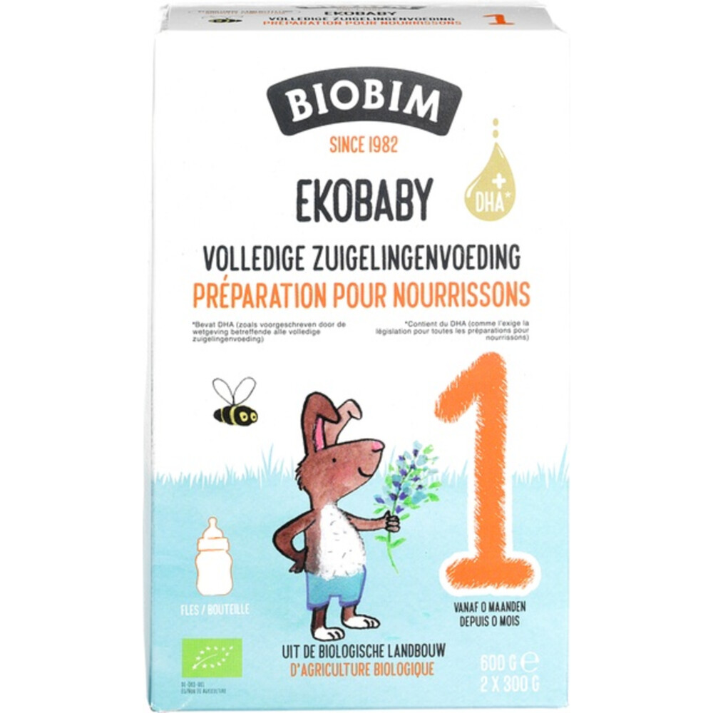 Biobim Zuigelingenvoeding 0+ mndEkobaby 1 600 gr