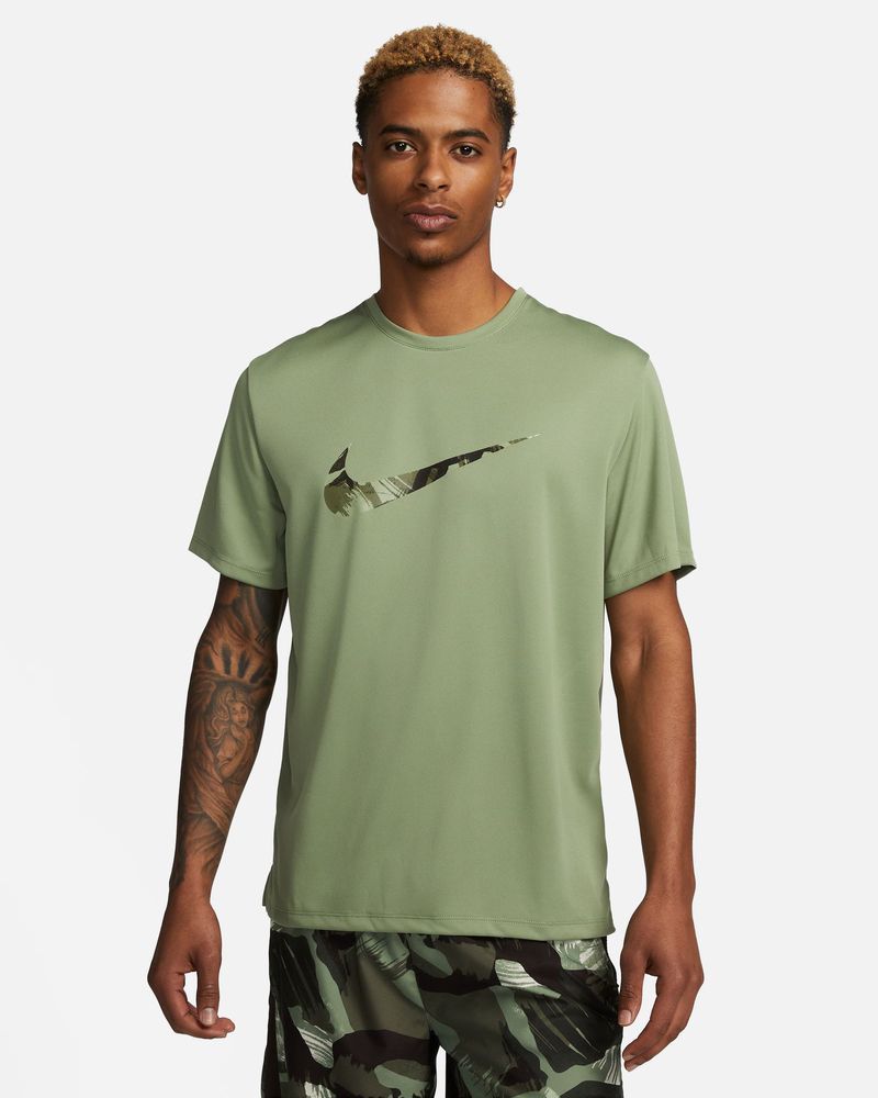 T-shirt de running Nike Miler Vert pour homme