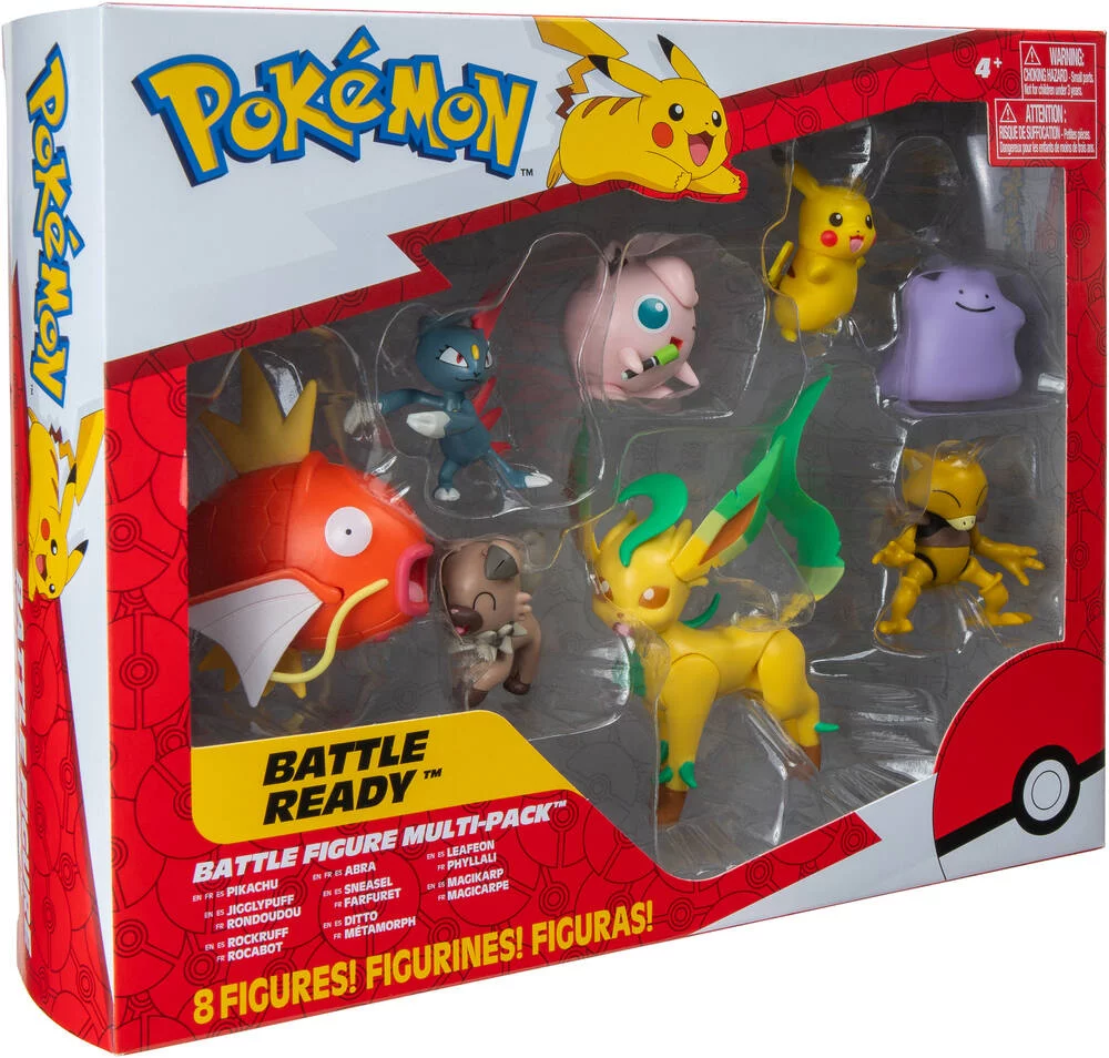 POKEMON - PACK DE 8 FIGURINES