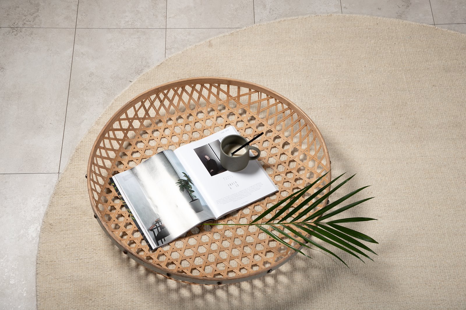 Jaipur gulvteppe Teppe ø200, beige