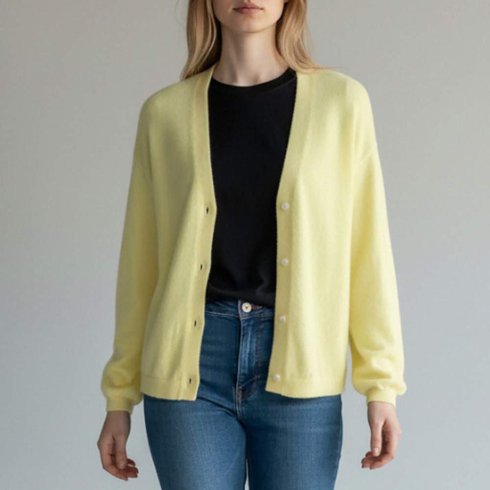 Pull Femme jaune