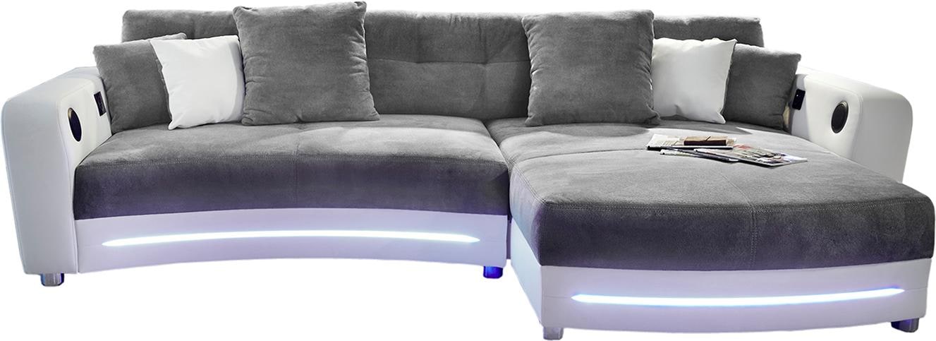Jockenhöfer Gruppe Ecksofa »Laredo L-Form« inklusive RGB-LED-Beleuchtung und Bluetooth-Soundsystem