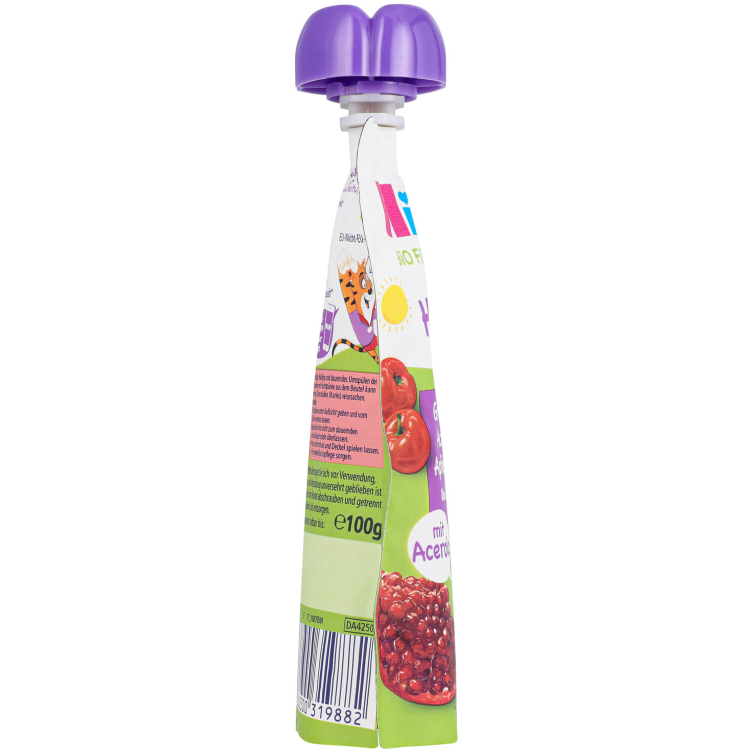 Hipp Quetschie Granatapfel Acerola Apfel Himbeere